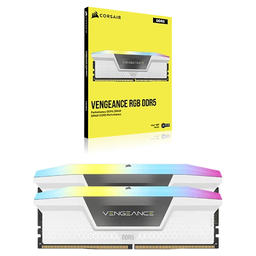Corsair Vengeance RGB 32GB Memory Kit White Close to the box