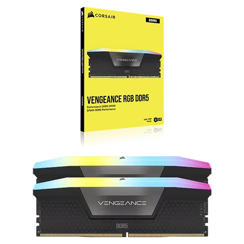 Corsair VENGEANCE RGB 48GB C40 Memory Kit with box view