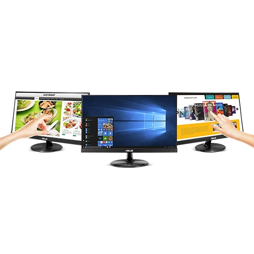 Touch and Drag the elements on VT229H 21.5-inch Monitor