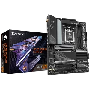 GIGABYTE X670 AORUS ELITE AX AM5 ATX Motherboard Close to the box