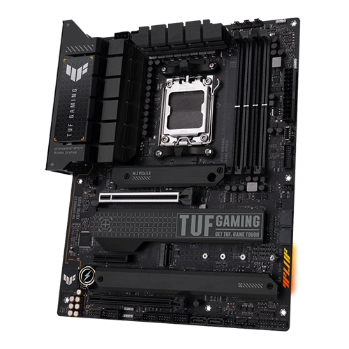 TUF GAMING X670E-PLUS Motherboard side view
