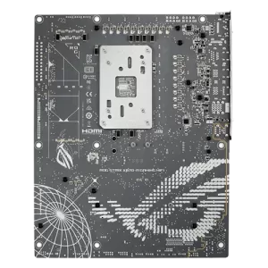 Back View of ROG Strix X870-A Gaming WiFi Motherboard