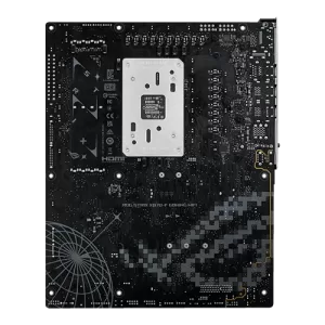 Back View of X870-F Gaming WiFi ATX Motherboard