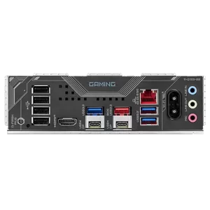 X870 GAMING WIFI6 AM5 ATX Motherboard Displaying Ports and Connectors