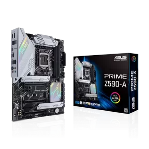 Asus Prime Z590-A  ATX motherboard close to the box view