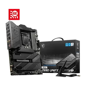 MSI MEG Z590 UNIFY LGA ATX Motherboard close to the box view