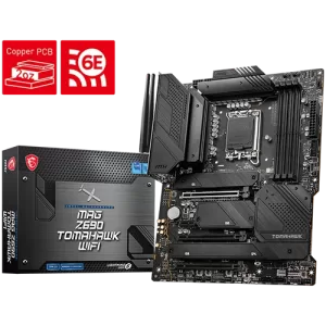 MSI MAG Z690 TOMAHAWK WIFI Motherboard Close to the Box View