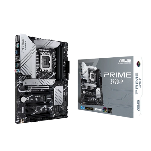 ASUS PRIME Z790-P ATX Motherboard close to the box