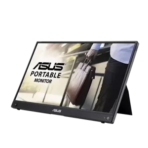 Front view of ASUS ZenScreen Go MB16AWP 15.6-inch Wireless Portable Monitor