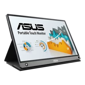 side view of ASUS ZenScreen MB16AMT 15.6 Inches Full HD Portable Monitor